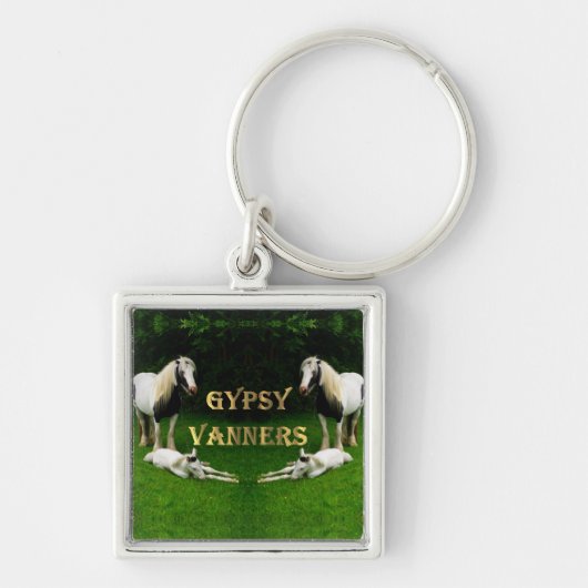 Gypsy Vanners Sleutelhanger (Voorkant)