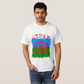 Gypsy vlag T-Shirt (Voorkant volledig)