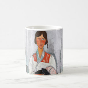 Gypsy Vrouw met Baby, Modigliani Koffiemok