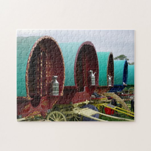 Gypsy-wagens puzzel (Horizontaal)