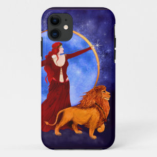 Gypsy Witch Fantasy Goddess Art Nouveau iPhone 11 Hoesje