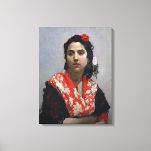 Gypsy Woman Canvas Afdruk