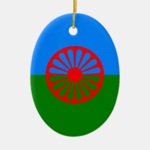 Gyptische vlag keramisch ornament