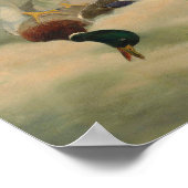 Gyrfalcon door Joseph Wolf Poster (Hoek)