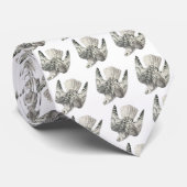 Gyrfalcon Falcon Diving Art Stropdas (Opgerold)