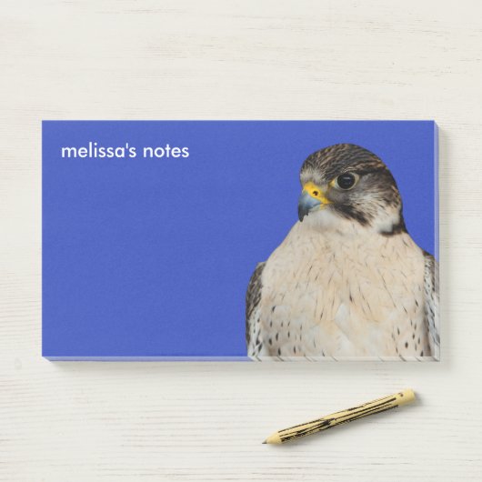 Gyrfalcon Saker Hybrid Falcon Post-it® Notes (Op bureau)
