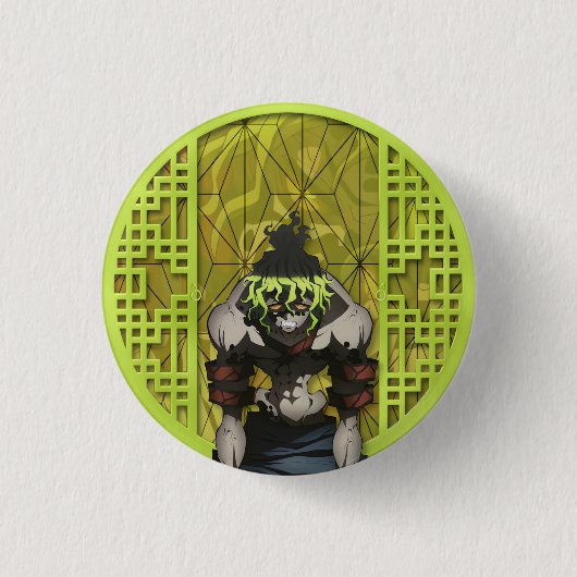 Gyutaro Bovenmaan 6 Ronde Button 3,2 Cm (Voorkant)