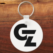 GZ Stempel Logo Sleutelhanger (Voorkant)