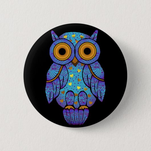 H00t Owl Midnight Madness Button (Voorkant)