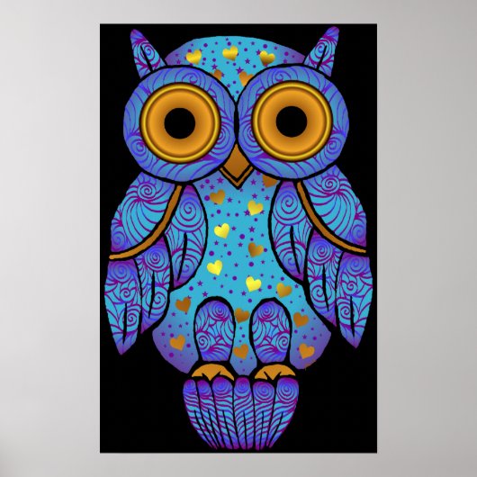 H00t Owl Midnight Madness Print (Voorkant)