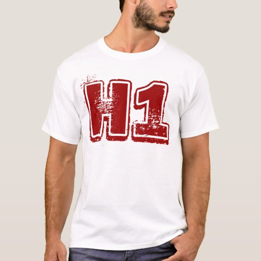 H1N1 T-SHIRT (Voorkant)
