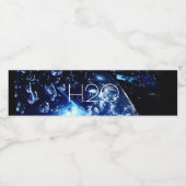 h20 Etiket waterflesje (Enkel label)