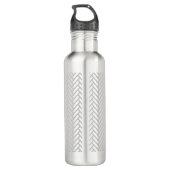 H20 is LIFE... Aluminium 24oz sportfles Waterfles (Achterkant)