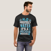 H2O Bescherm water Het is een waardevol middel om T-shirt (Voorkant volledig)