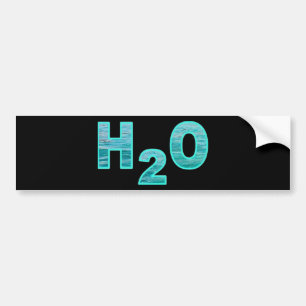 H2O BUMPERSTICKER