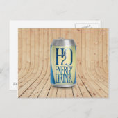 h2o energie-drink briefkaart (Voorkant / Achterkant)
