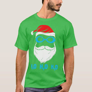 H2o H2o H2o-kerstman die de kerstman zwemt T-shirt