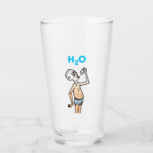 H2O Le verre humain de soif (Devant)