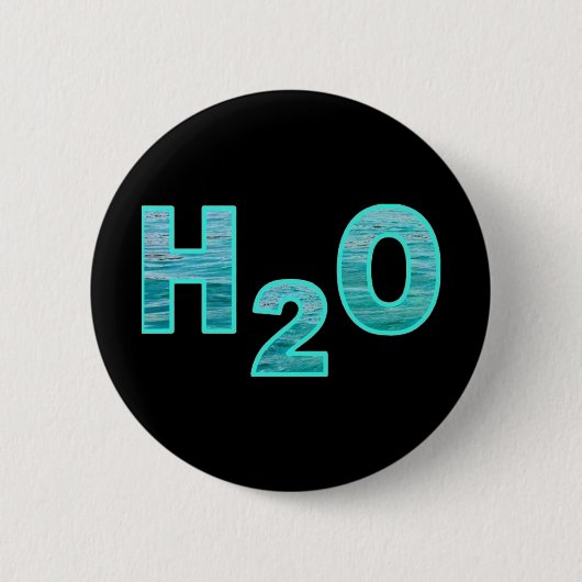 H2O RONDE BUTTON 5,7 CM (Voorkant)