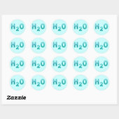 H2O RONDE STICKER (Vel)