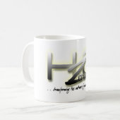 H2O transformant une tasse de culture (Devant gauche)