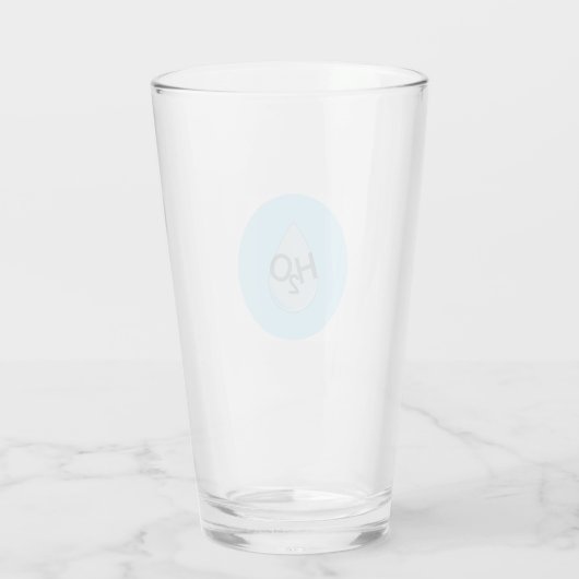 H2O-val Glas (Achterkant)