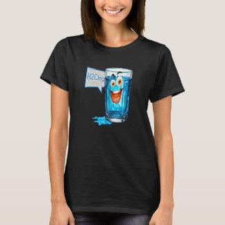 H2OMG Funny H2 OMG Hydration Cartoon T-shirt