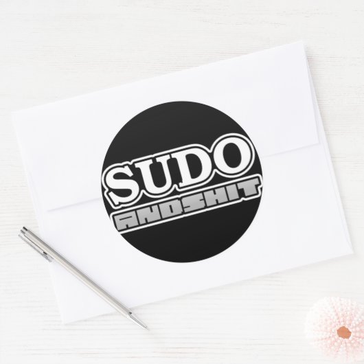 H4cked sudo sticker (Envelop)