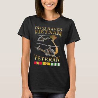 H 23 helikopter Oh 23 raven Vietnam Veteraan T-shirt