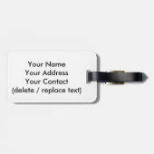 H.A.S. Kunstbagagelabel; afbeelding cholla, gem, v Bagagelabel (Achterkant horizontaal)