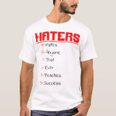 H-A-T-E-R-S T-SHIRT (Voorkant)
