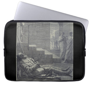 H. Alexius van Rome Gewijde Ootmoed Kunst Laptop Sleeve