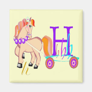 H - Alfabet Magnet Magneet