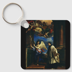 H. Aloysius Gonzaga Patroon van Studenten Kunstwer Sleutelhanger
