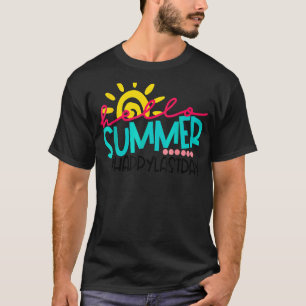 H Appy Laatste Dag van de School Leraar Student Gr T-shirt