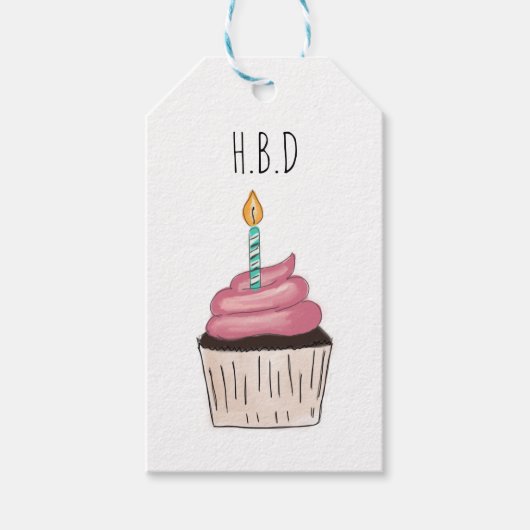 H.B.D Gift Labels Cadeaulabel (Voorkant)