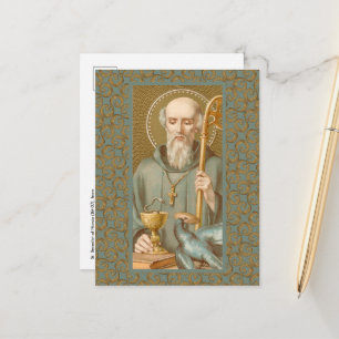 H. Benedictus van Nursia (JM 07) Briefkaart