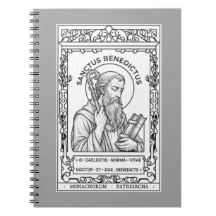H. Benedictus van Nursia katholieke heilige Vader Notitieboek