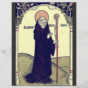 H. Benedictus van Nursia Patroon van Europa Kathol Flyer