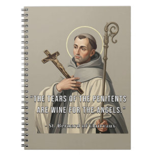 H. Bernardus van Clairvaux Wijnengelen Katholiek Notitieboek
