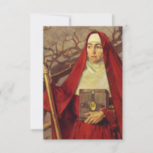 H. Brigid van Ierland abdis van de eik Heilige kaa Bedankkaart
