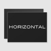 H CARTE MAGNÉTIQUE (Devant / Derrière)