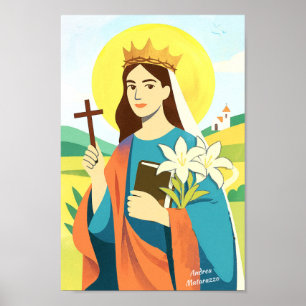 H. Catharina van Siena Poster