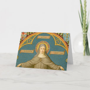 H. Clara van Assisi & Rollen met Geloften (SAU027) Kaart