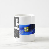 H Cool de la typographie Monogramme Grunge Mug (Centre)