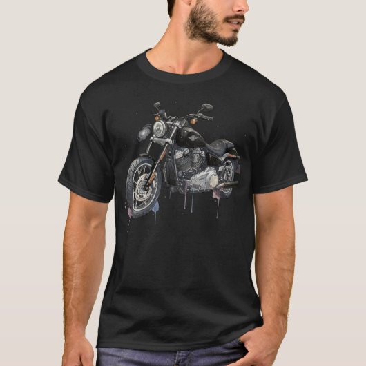 H.D motor T-shirt (Voorkant)