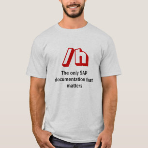 /h, de enige documentatie van SAP die van belang i T-shirt