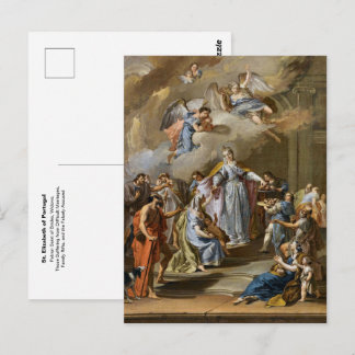 H. Elisabeth van Portugal katholieke patrones Briefkaart