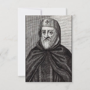 H. Ephrem de Syrische Leraar van de Boete Bedankkaart