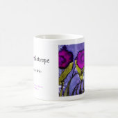 H est pour la tasse pourpre d'art d'alphabet (Centre)